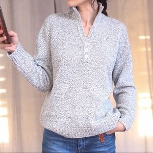 Vintage Karen Scott Button Cowl Neck.